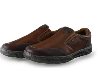 Jackson+rye Slippers in maat 44 Bruin, Kleding | Heren, Schoenen, Slippers, Bruin, Verzenden, Jackson+rye