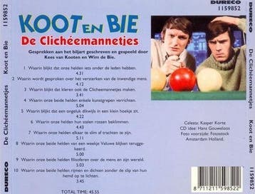 Koot en Bie - De Clicheemannetjes – Verhalen Aan Het Biljar, Cd's en Dvd's, Verzenden, Nieuw in verpakking