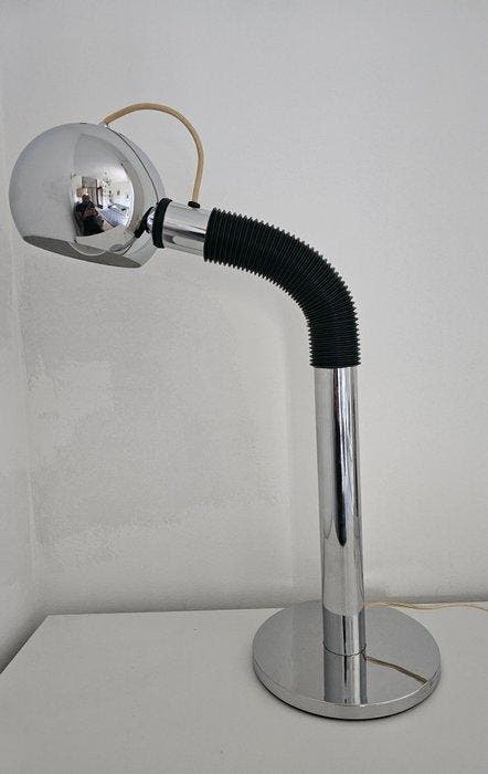 Tafellamp - Staal, Plastic - Space Age - Hoogte 60 cm, Antiquités & Art, Antiquités | Éclairage