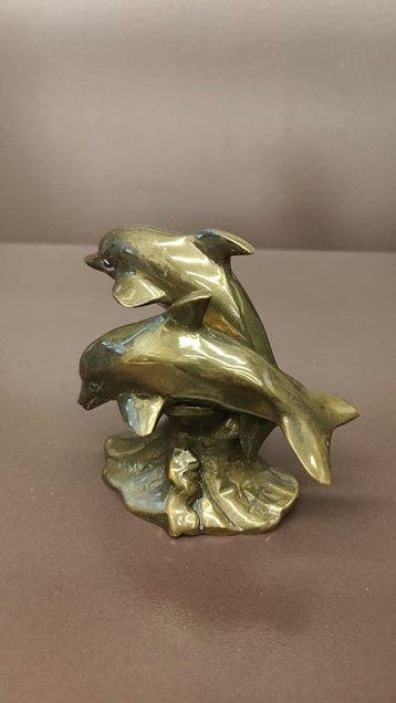 Figurine - Dolphins - Bronze