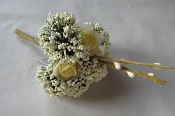 Corsage Miniroos New Style Pick Creme, Nieuw