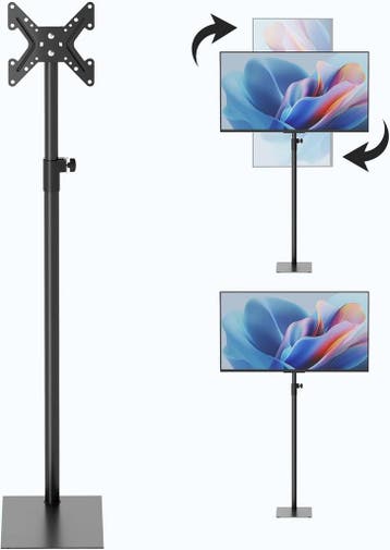 Stalen TV-standaard 113-162cm: Retour deal, strakke prijs, Audio, Tv en Foto, Verzenden, Zo goed als nieuw