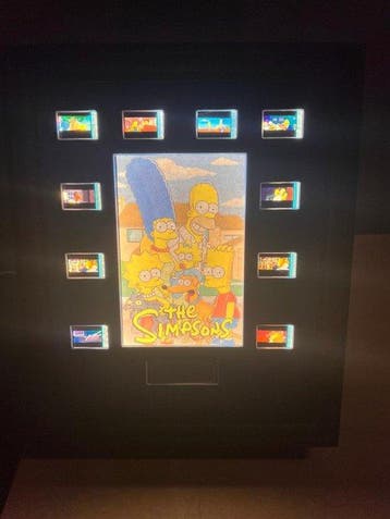 The Simpsons - 10 Original Film Cells – USB LED Illuminated, Nieuw