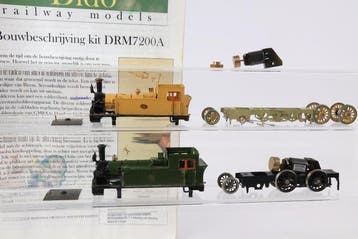 Dido Railway H0 - DRM7200A - Stoomlocomotief (2) - NS 7200 /, Hobby en Vrije tijd, Nieuw