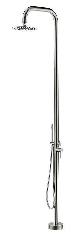 Buitendouche Sole RVS-304 met handdouche, Doe-het-zelf en Bouw, Sanitair, Ophalen of Verzenden, Nieuw