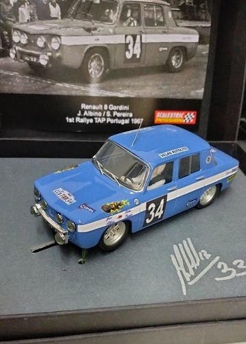 Scalextric - Slotcar Renault 8 Gordini - Tirada limitada, Nieuw