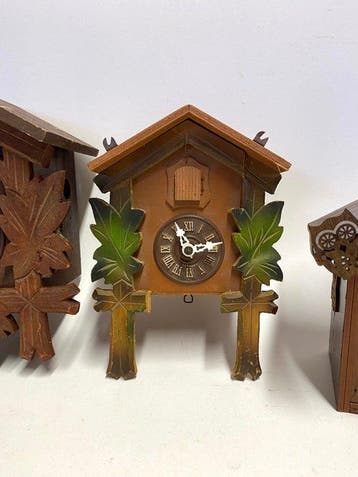 Koekoeksklok (3) - Hout - 1960-1970, Antiek en Kunst