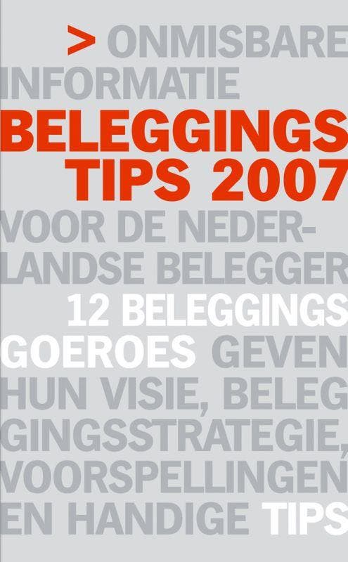 Beleggingstips 2007 9789038917405, Livres, Économie, Management & Marketing, Envoi