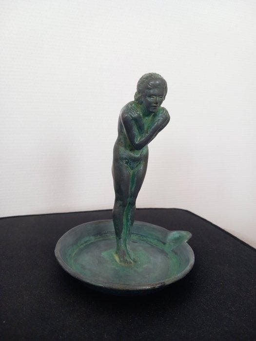 max le verrier - sculptuur, La frileuse - 13.5 cm -, Antiquités & Art, Art | Objets design