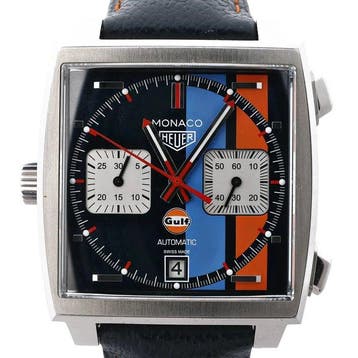 TAG Heuer - Monaco Gulf - CAW211R.FC6401 - Heren - 2010-2020, Handtassen en Accessoires