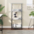 vidaXL Boekenrek 50x33x117,5 cm bewerkt hout grijs sonoma, Verzenden, Nieuw