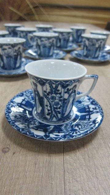 Mosa Maastricht - Tasse et soucoupe (15) - Poterie - Lange, Antiquités & Art