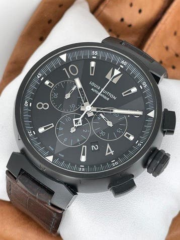 Louis Vuitton - Tambour all black - Q1A6 - Homme - 2000-2010