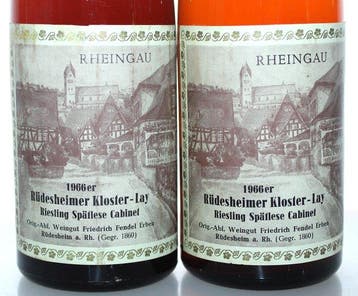 1966 Rüdesheimer Kloster - Lay Riesling Spätlese Cabinet -, Verzamelen, Wijnen, Nieuw