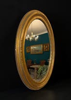 Grande - Spiegel - Legno Dorato - Gips - H: 95 cm