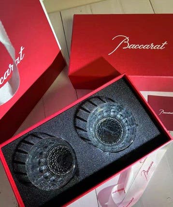 Baccarat - Tasse (2) - Cristal, Verre