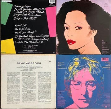 Andy Warhol (1928-1987) - John Lennon - Aretha Franklin -