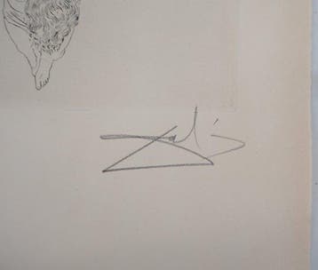 Salvador Dali (1904-1989) - Manifeste Mystique : Le Christ
