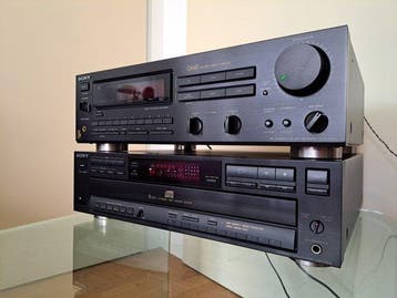 Sony - STR-GX40 Récepteur stéréo AM/FM et changeur de CD