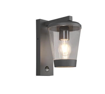 Trio CAVADO wandlamp | E27 Fitting | antraciet | 16 x 28 cm, Verzenden