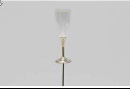 Champagneglas op steker 5.5 cm doos 24 stuks, Nieuw