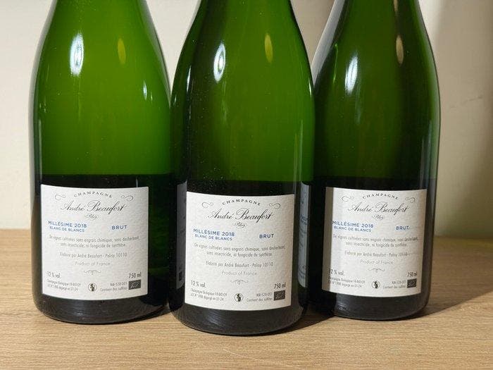 2018 André Beaufort, André Beaufort - Champagne Brut, Blanc, Collections, Vins