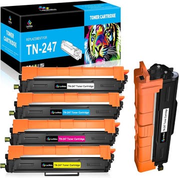 Brother TN247 toner 5-pack | Retour deal | Knaller!, Computers en Software, Printers, Verzenden, Nieuw, Laserprinter, LeciRoba