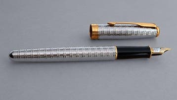 Parker - Parker Sonnet Silver Cascade GT (18k Nib) - Vulpen, Nieuw