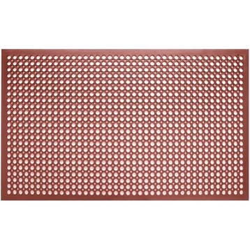 Antivermoeidheidsmat | Rubber | Rood | 1500x900x12(h)mm, Zakelijke goederen, Verzenden, Nieuw in verpakking
