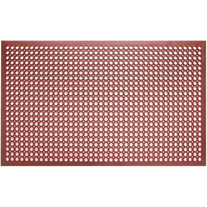 Antivermoeidheidsmat | Rubber | Rood | 1500x900x12(h)mm, Zakelijke goederen, Horeca | Keukenapparatuur, Nieuw in verpakking, Verzenden