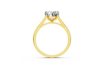 Ring - 14 karaat Geel goud - 2.03ct. tw. Diamant (Lab-grown)