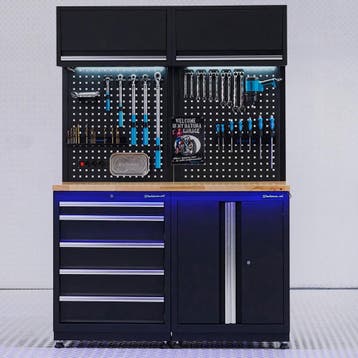 Datona Werkplaatsinrichting PREMIUM eiken met deuren- en, Doe-het-zelf en Bouw, Ophalen of Verzenden, Nieuw