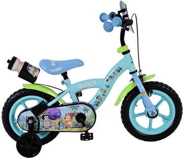 Bluey Kinderfiets - Jongens - Mag Wheels - 12 inch - Lich..., Verzenden, Nieuw