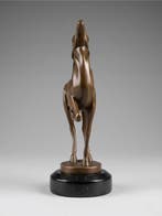 After M. Bouraine - sculptuur, Figure animalière - 22 cm -, Antiek en Kunst