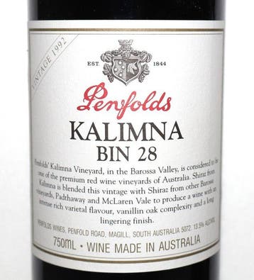 1992 Penfolds Kalimna Bin 28 - Australie-Méridionale - 4