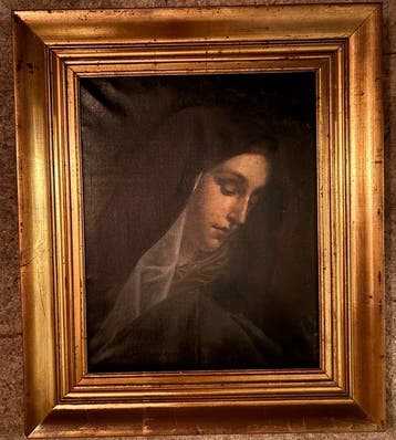 Seguidor de Carlo Dolci (1616 -1686), Naar - Mater Dolorosa
