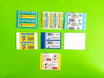 1982-2002 Panini World Cup - 7 Pack - Good (GD)