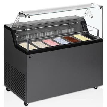 Schepijsvitrine | MIRABELLA | 276L | 6x 5L | -5°C/-20°C |, Zakelijke goederen, Verzenden, Nieuw in verpakking