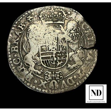 Spaanse Nederlanden. Felipe IV. Ducatón 1660 - Amberes