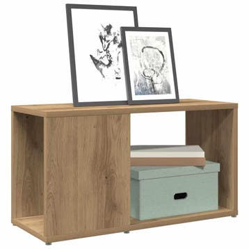 vidaXL Tv-meubel 60x24x32 cm bewerkt hout artisanaal, Verzenden