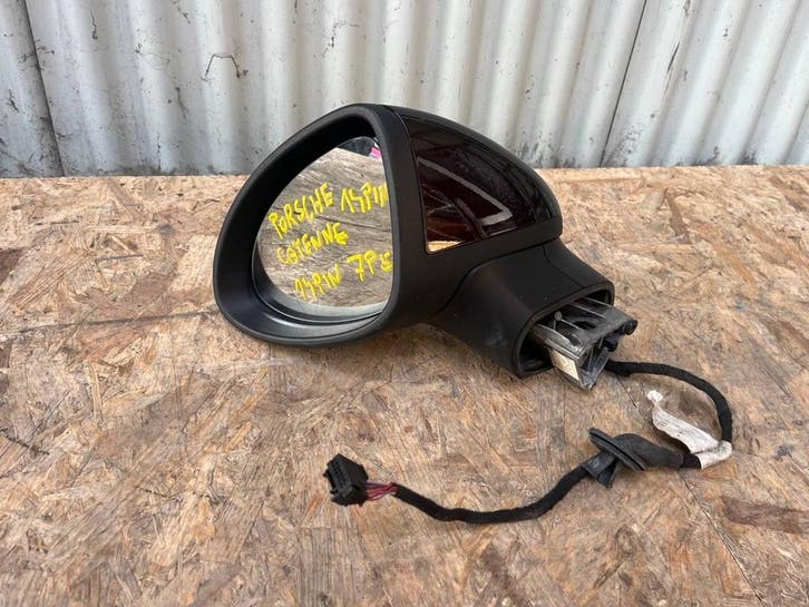 Rétroviseur ext. gauche Porsche Cayenne 7P5  2014-17 14 PIN, Autos : Pièces & Accessoires, Rétroviseurs, Porsche, Utilisé, Enlèvement