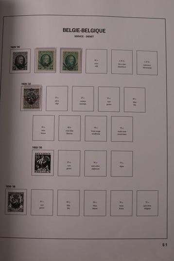 Belgique 1882/2008 - Collection dans un album de