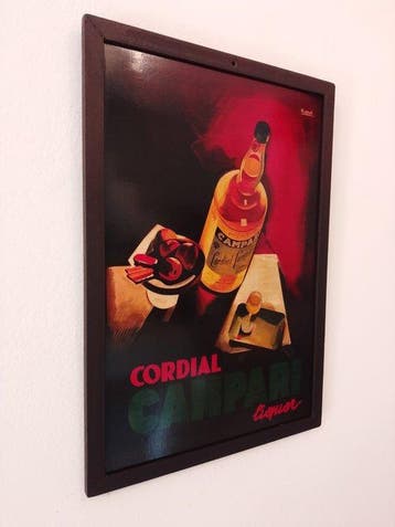 Campari - Nizzoli - Reclamebord - IJzer
