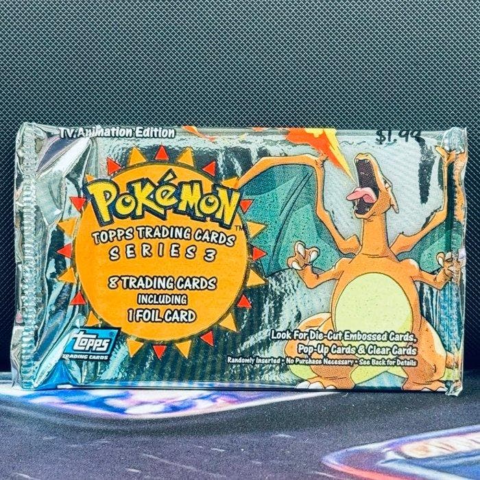 Pokémon Booster pack - Topps Trading Cards Series 3 2000, Hobby en Vrije tijd, Verzamelkaartspellen | Pokémon