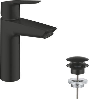 Grohe Wastafelkraan Matzwart -34% Retour deal, OP = OP, Doe-het-zelf en Bouw, Verzenden, Zo goed als nieuw, Kraan