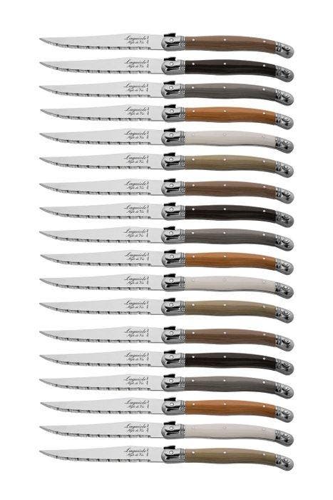 Laguiole - 18x Steak Knives - various - style de -, Antiek en Kunst, Antiek | Keukengerei