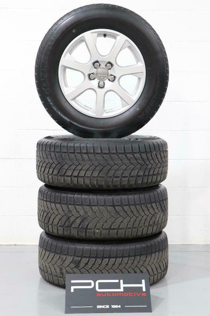 Kit Hiver pour Audi Q5, Autos : Pièces & Accessoires, Pneus & Jantes, Pneus hiver, 245 mm, Utilisé, 17 pouces, Pneus et Jantes