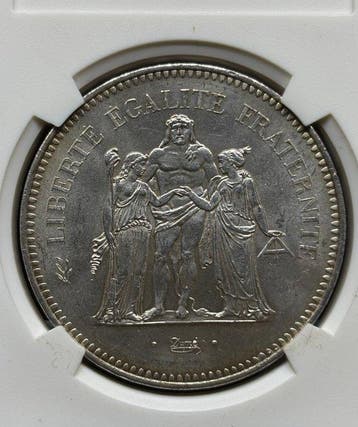 France. Ve République. 50 Francs 1978 Hercule (Sans prix de