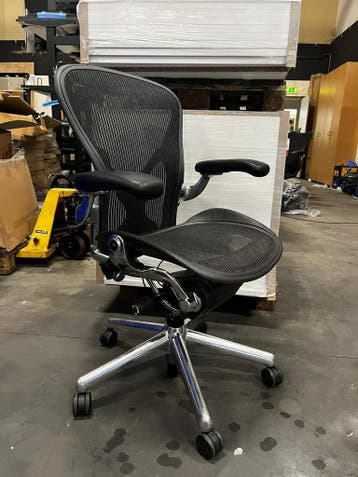 Refurbished Herman Miller Aeron Aluminium full option, Verzenden, Bureaustoel