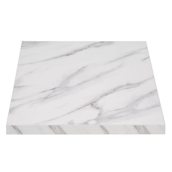 Tafelblad | Marmerlook | Indoor | Voorgeboord | 700x700mm, Articles professionnels, Horeca | Équipement de cuisine, Envoi